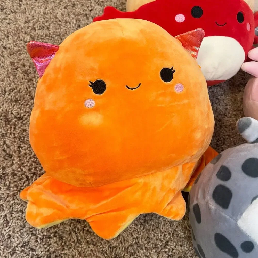 Squishmallows Sea Life Lot 4 Cosmina Indie Crab  Avana Axolotl Norbu Octopus 8